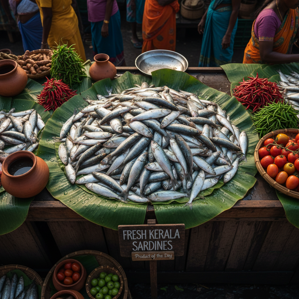 Fresh Market Mathi Sardine - OCK Kerala Market Fish