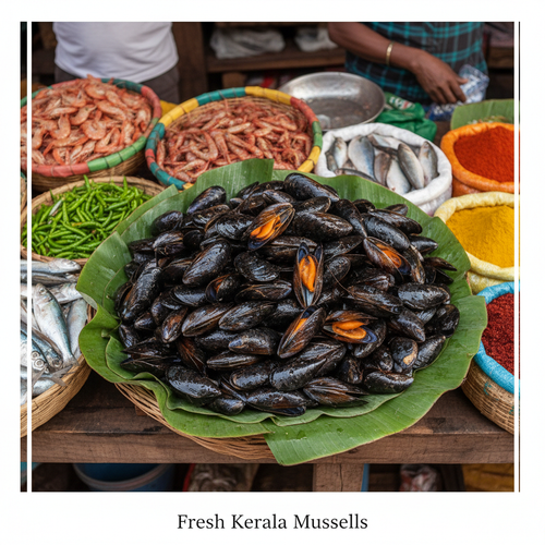 Fresh Market Kallumakkaya Mussels - OCK Kerala Market Seafood